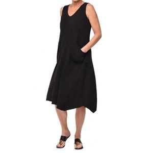 NEW TULIP CLOTHING garrison dress in black